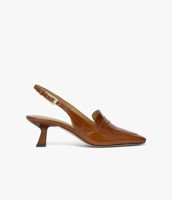Escarpin Slingback Carlita Camel