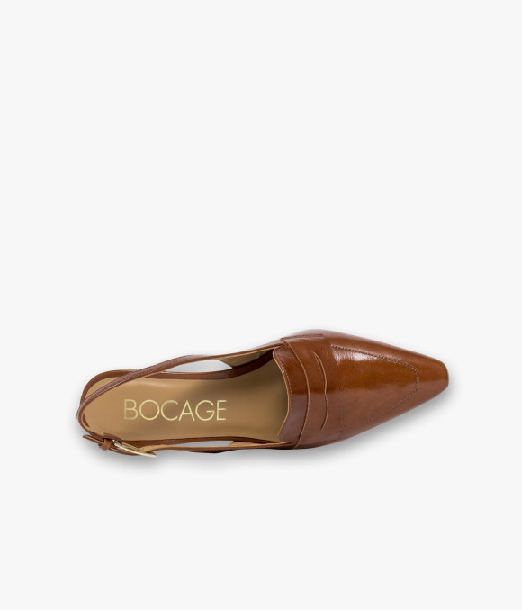 Escarpin Slingback Carlita Camel