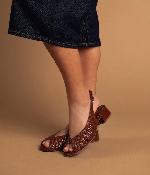 Ballerine Slingback Sarah Cognac
