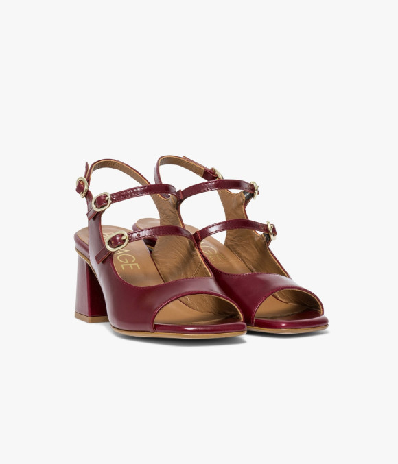 Sandale Hadda Bordeaux