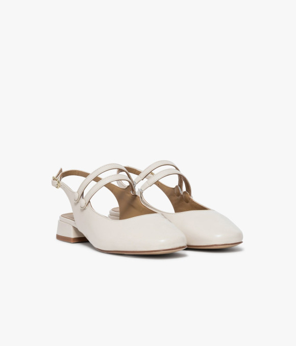 Ballerine Slingback Synthia Écru
