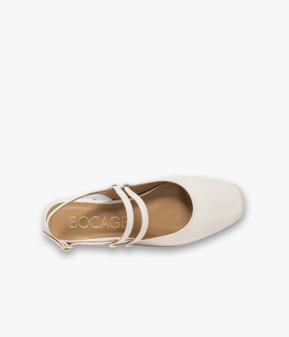 Ballerine Slingback Synthia Écru
