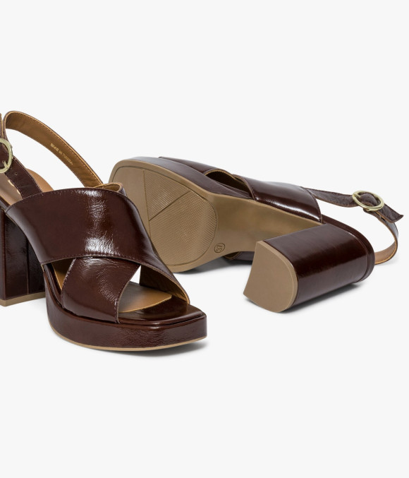 Sandale Perla Chocolat