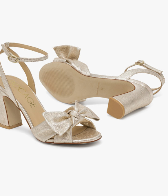 Sandale Pivoine Platine