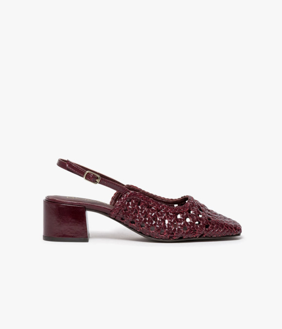 Escarpin Slingback Ditta Bordeaux