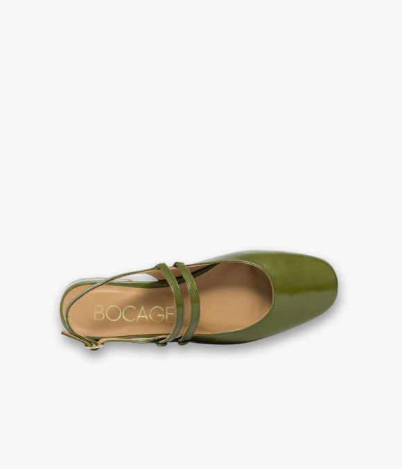 Ballerine Slingback Synthia Vert Cactus