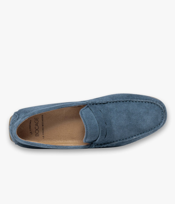 Mocassin Harris Bleu