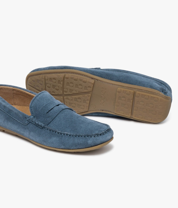 Mocassin Harris Bleu