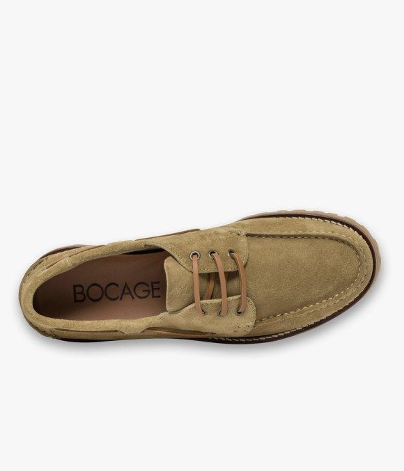 Chaussure Bateau Duckie Beige