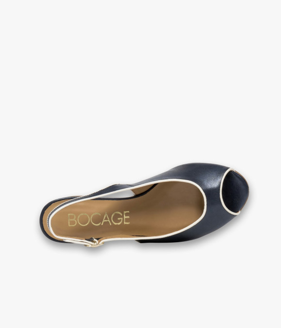 Escarpin Slingback Diane Marine