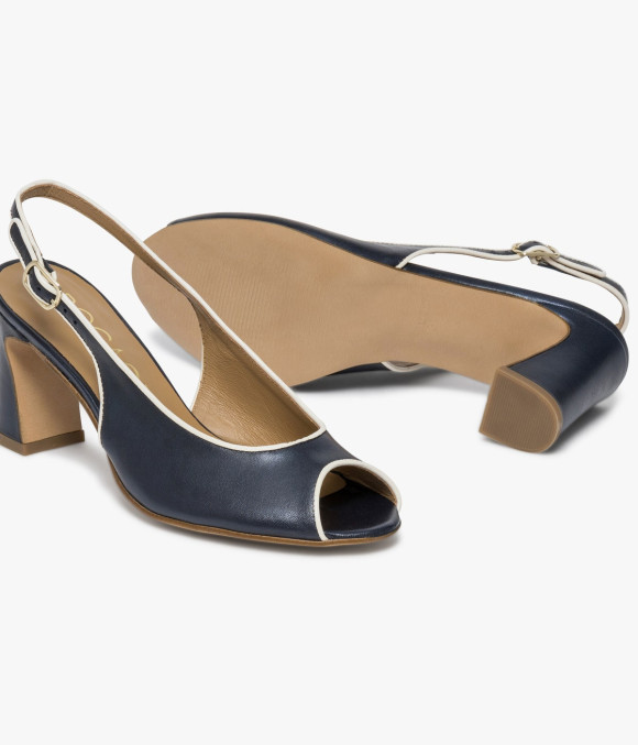 Escarpin Slingback Diane Marine