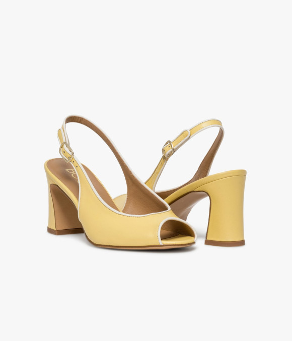 Escarpin Slingback Diane Vanille