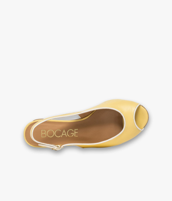 Escarpin Slingback Diane Vanille