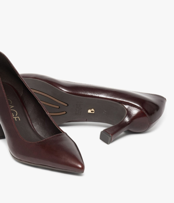 Escarpin Dina Pourpre