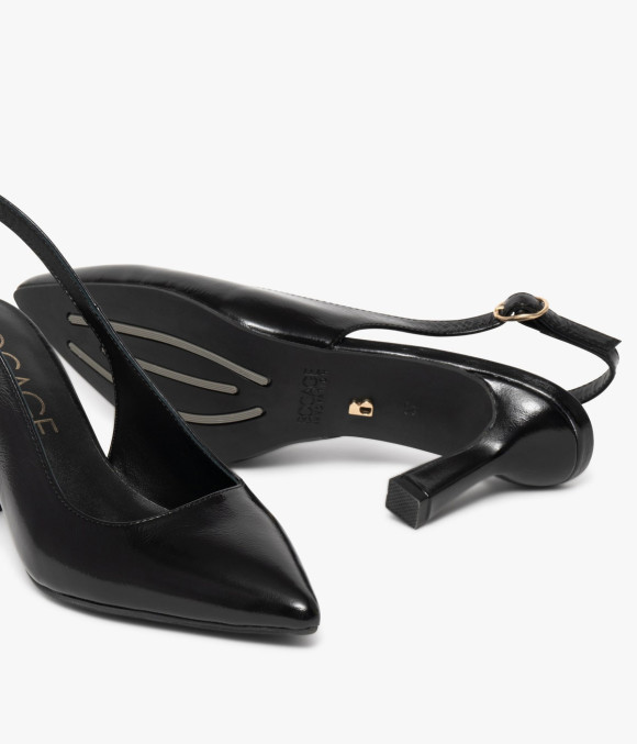 Escarpin Slingback Delphie Noir