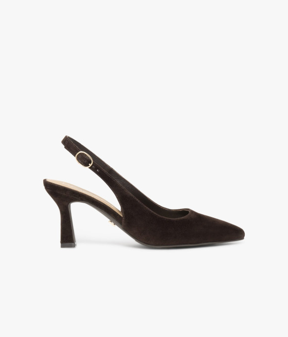 Escarpin Slingback Delphie Chocolat