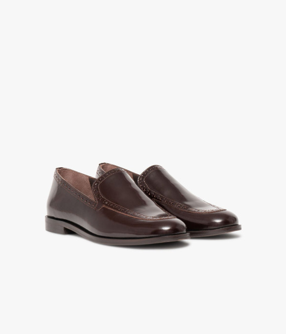 Mocassin Agatha Marron Foncé