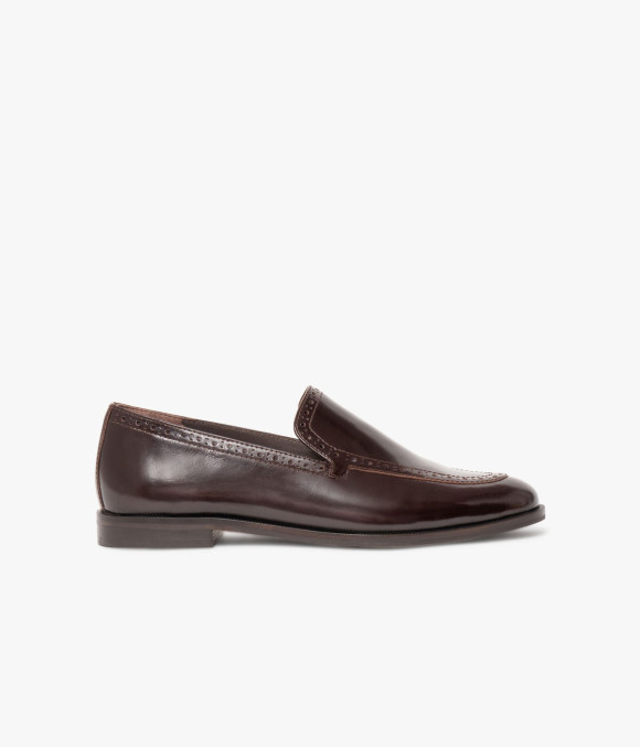 Mocassin Agatha Marron Foncé