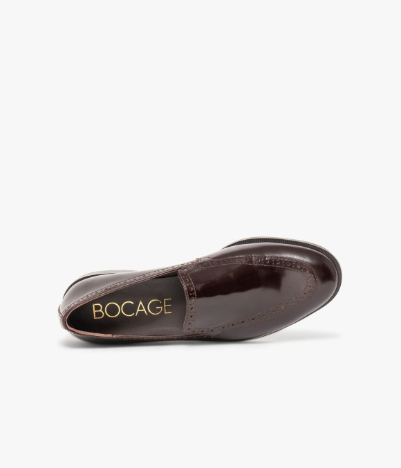 Mocassin Agatha Marron Foncé