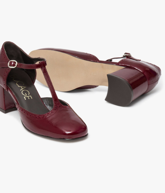 Escarpin Isadore Rouge Cerise