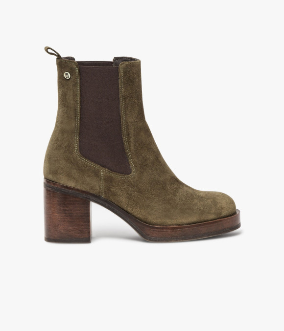 Chelsea Boots Elea Vert Mousse