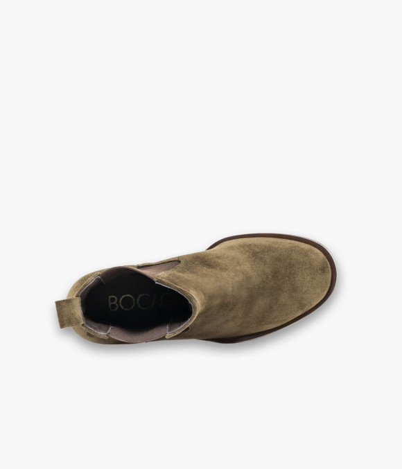 Chelsea Boots Elea Vert Mousse