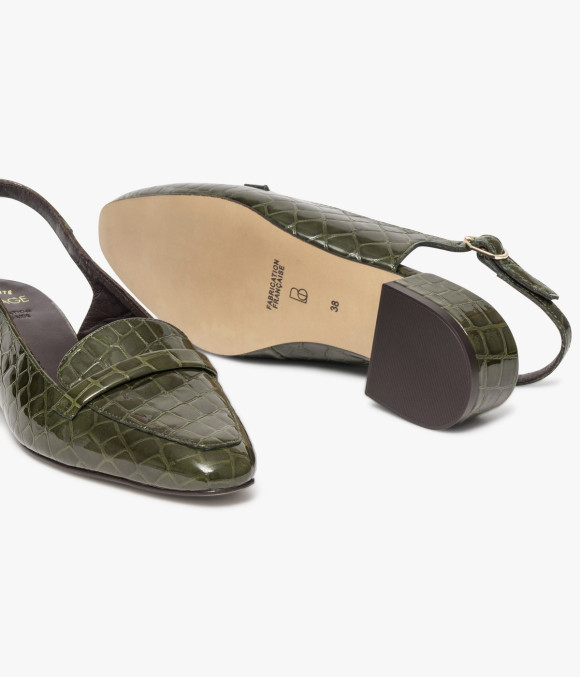 Mocassin Slingback Betsy Vert