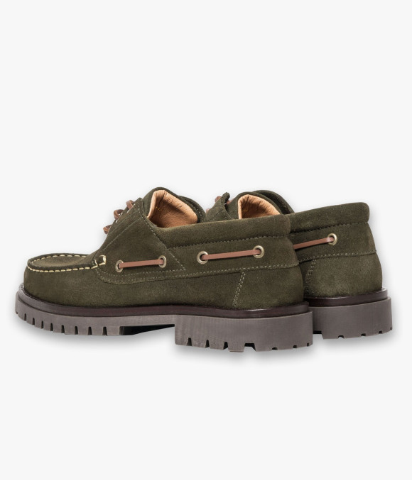 Chaussure Bateau Levy Kaki