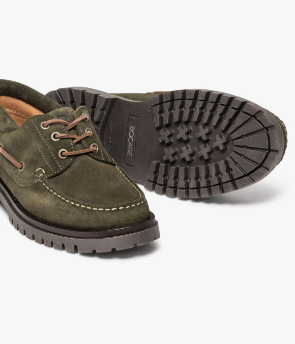 Chaussure Bateau Levy Kaki
