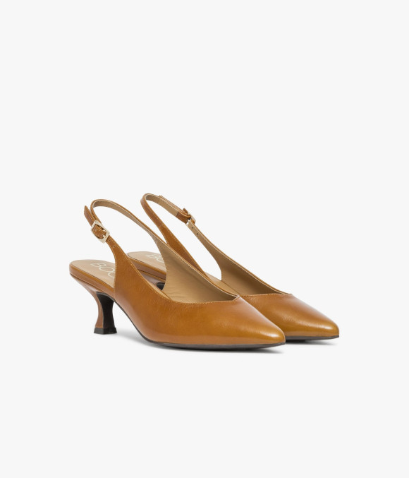 Escarpin Slingback Delia Camel