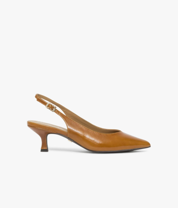 Escarpin Slingback Delia Camel