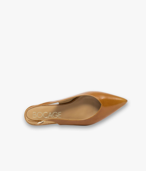 Escarpin Slingback Delia Camel