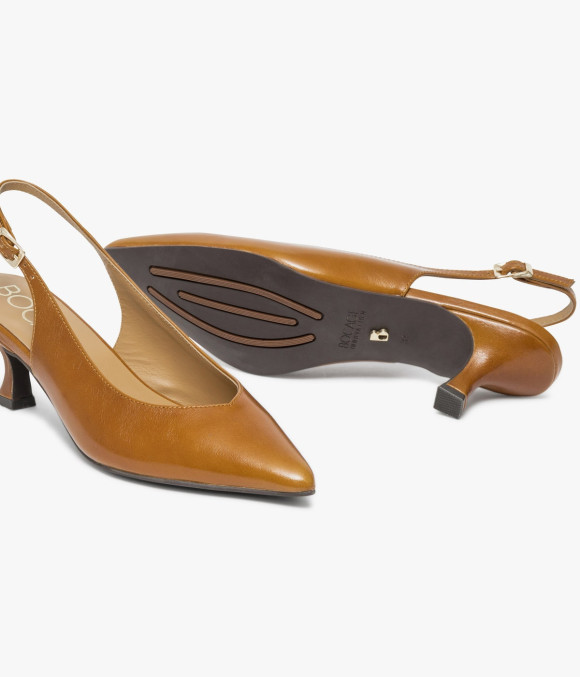 Escarpin Slingback Delia Camel