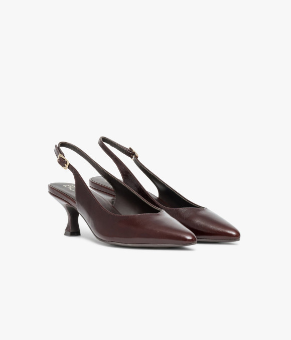 Escarpin Slingback Delia Bordeaux