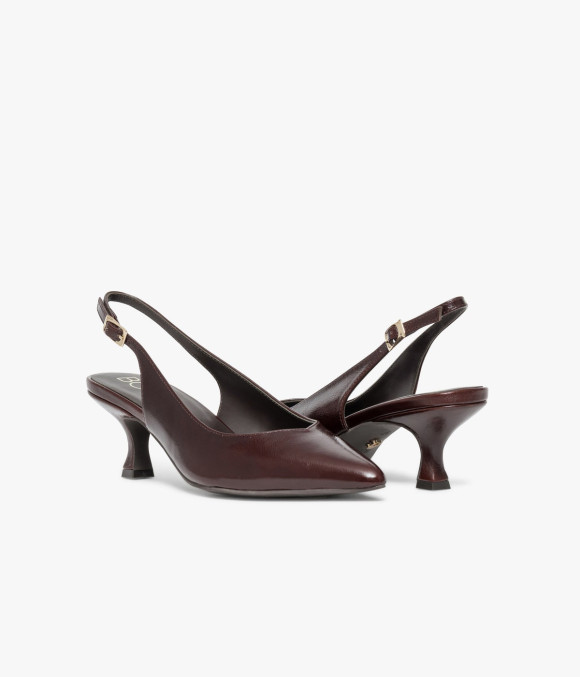 Escarpin Slingback Delia Bordeaux