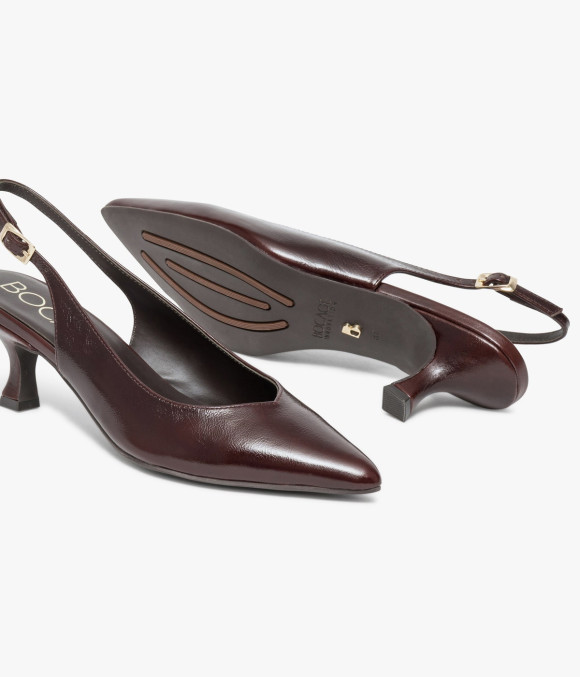 Escarpin Slingback Delia Bordeaux