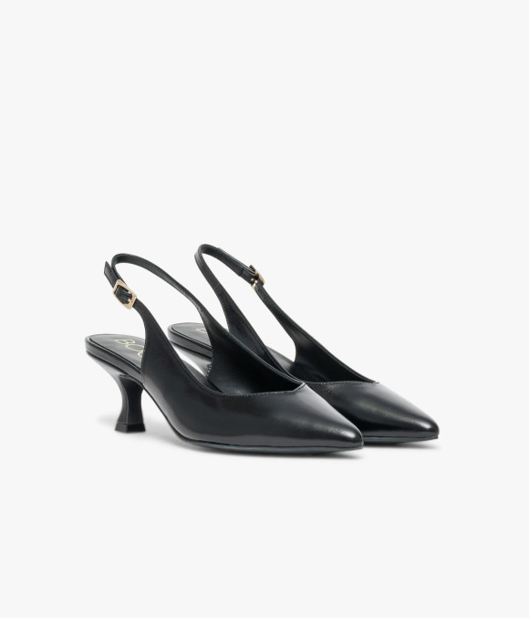 Escarpin Slingback Delia Noir