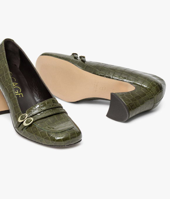 Escarpin Jeannelle Vert