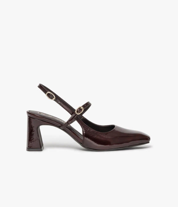 Escarpin Slingback Duclie Marron Foncé