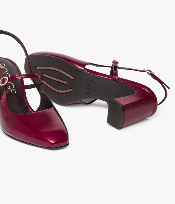 Escarpin Slingback Duclie Cerise