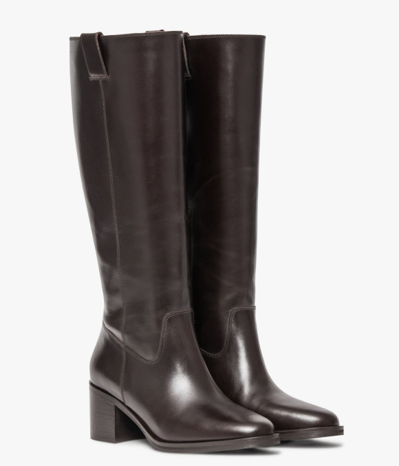 Botte Hortensia Marron Foncé