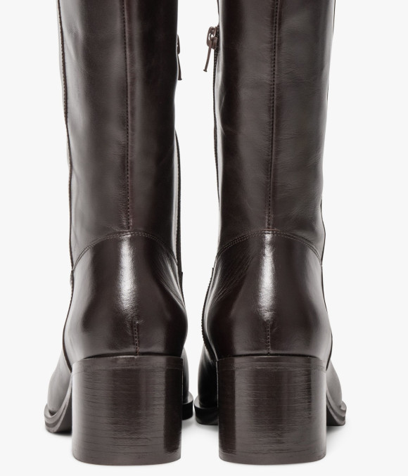 Botte Hortensia Marron Foncé