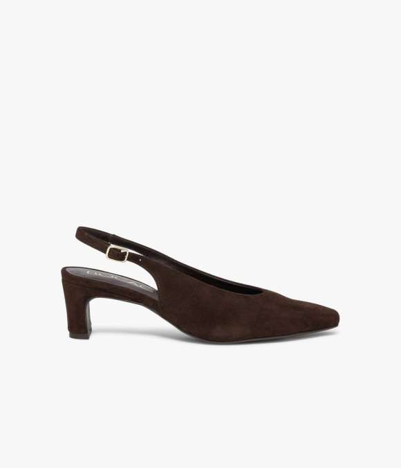 Escarpin Slingback Calista Chocolat