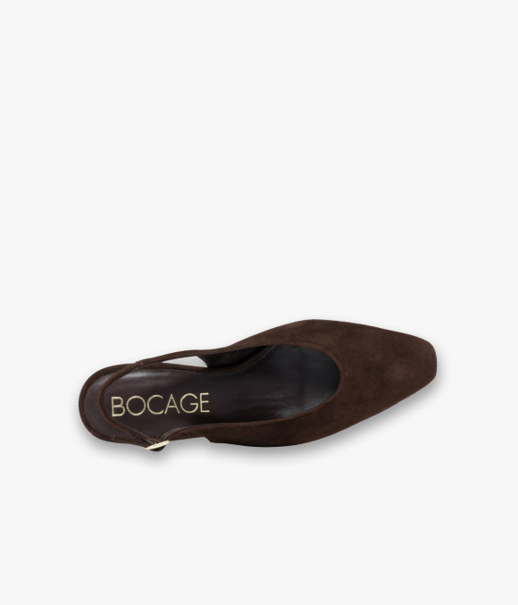 Escarpin Slingback Calista Chocolat