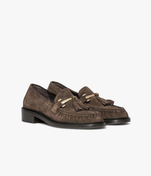 Mocassin Adina Vert Mousse