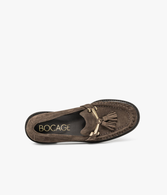 Mocassin Adina Vert Mousse