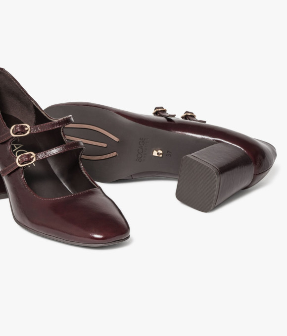 Escarpin Iza Pourpre