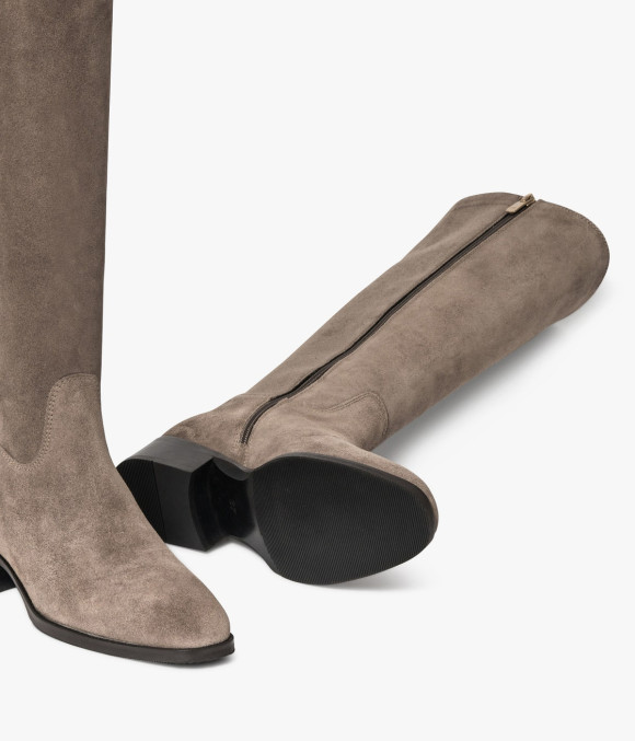 Botte Valérie Taupe
