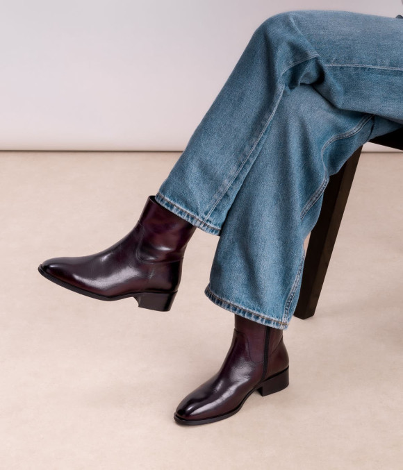 Boots Maggie Pourpre
