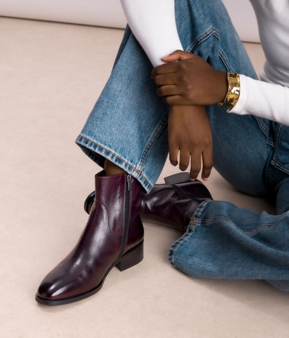 Boots Maggie Pourpre